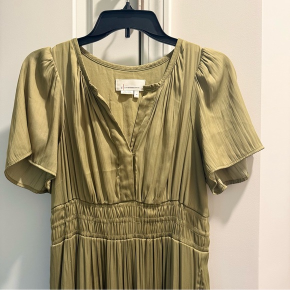 Anthropologie Sage Green Maxi Dress - Picture 3 of 8